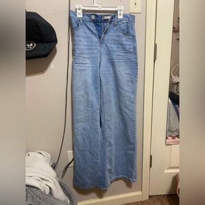 SO super high rise light wide leg 5/27 W